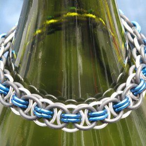 CHAINMAIL STRETCH BRACELET - HELM WEAVE